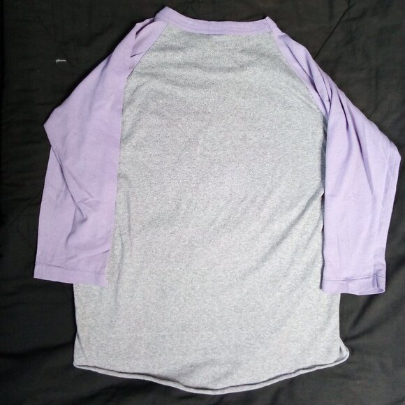 Vintage Lake Tahoe Script Spell Out Raglan T-Shirt - Picture 5 of 5